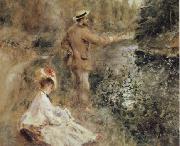 Pierre Renoir The Fisherman Sweden oil painting artist